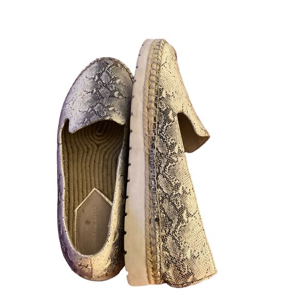 Katherine Kelly Snake Print Leather‎ Flats Size 8.5M - Picture 8 of 10